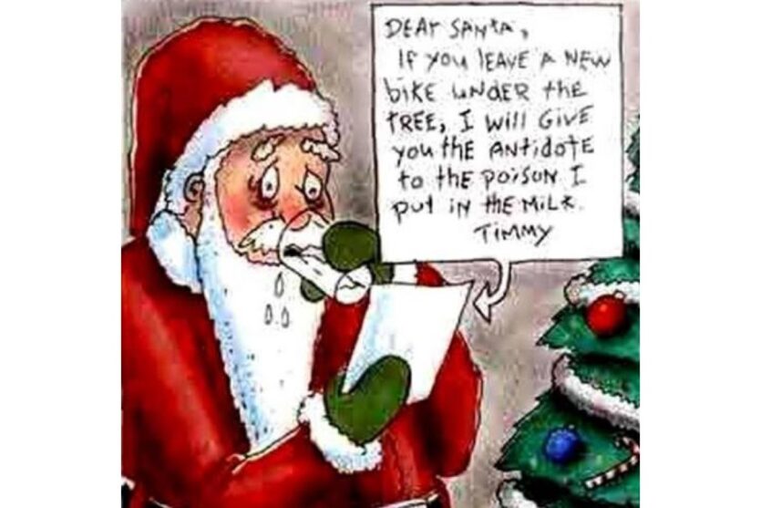 Funny Christmas Santa Extortion image