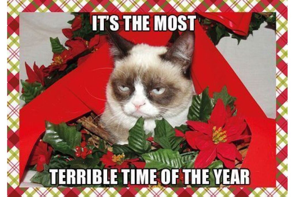 Grumpy Cat Terrible Christmas image
