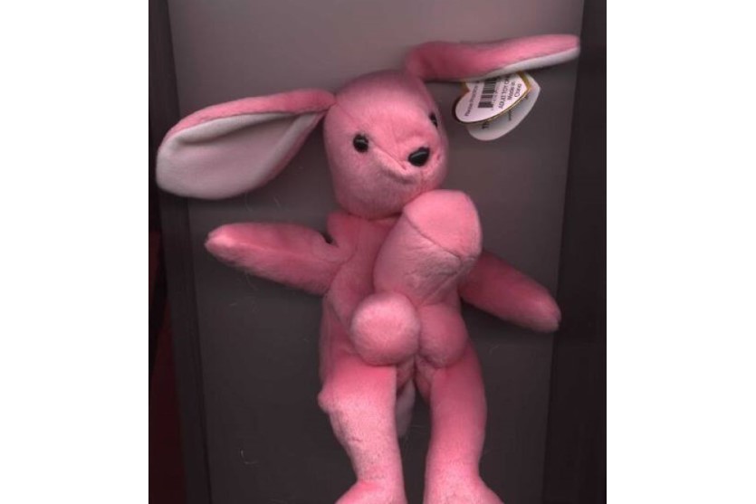 One Hung stuffed Bunny image