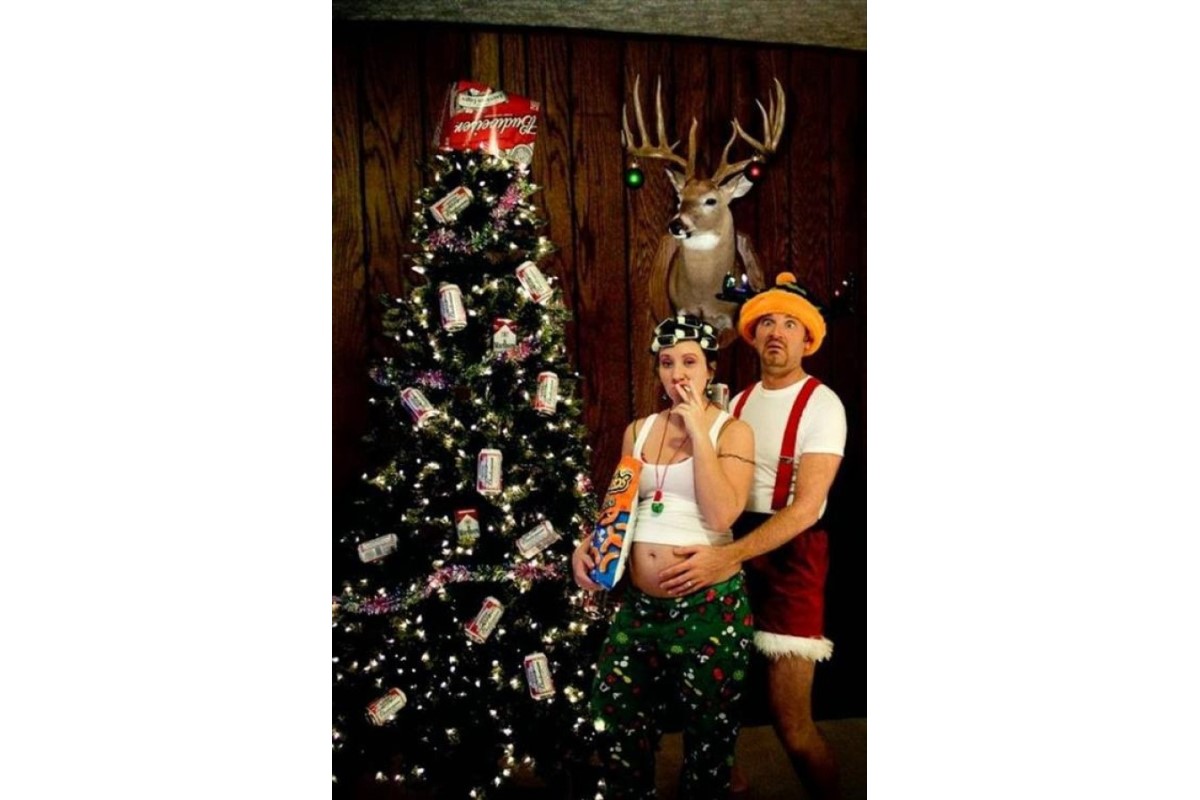 Redneck Christmas Pose image