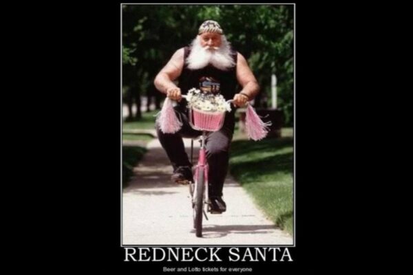Redneck Santa The Later Years funny image