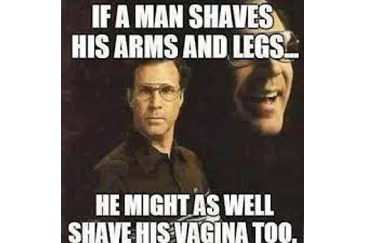 Will Ferrell meme on Shaving