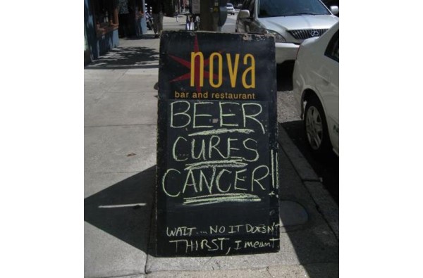 beer cures cancer drink more beer image