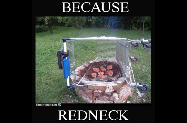 because redneck grill image