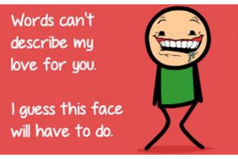 funny valentines drool face image