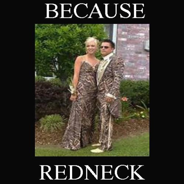 Because redneck camo formal wear image