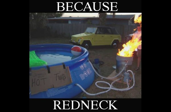 redneck hot tub picture