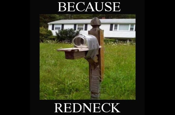 picture of a redneck mail box