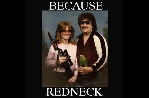 Because redneck portrait
