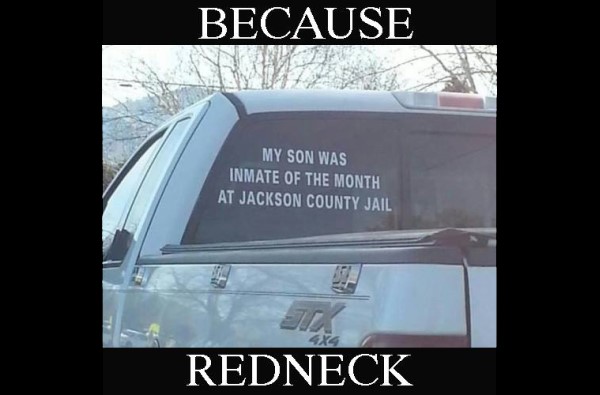redneck pride truck sticker image