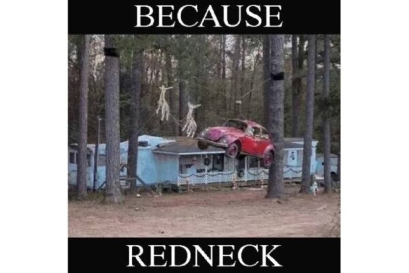 funny redneck santa scene