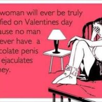 Picture for valentines day says she will never be satisfied