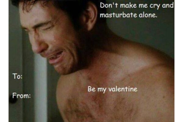 funny awkward valentines day cry image