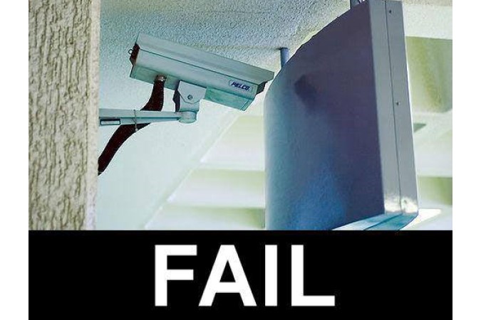 funny security camera fail