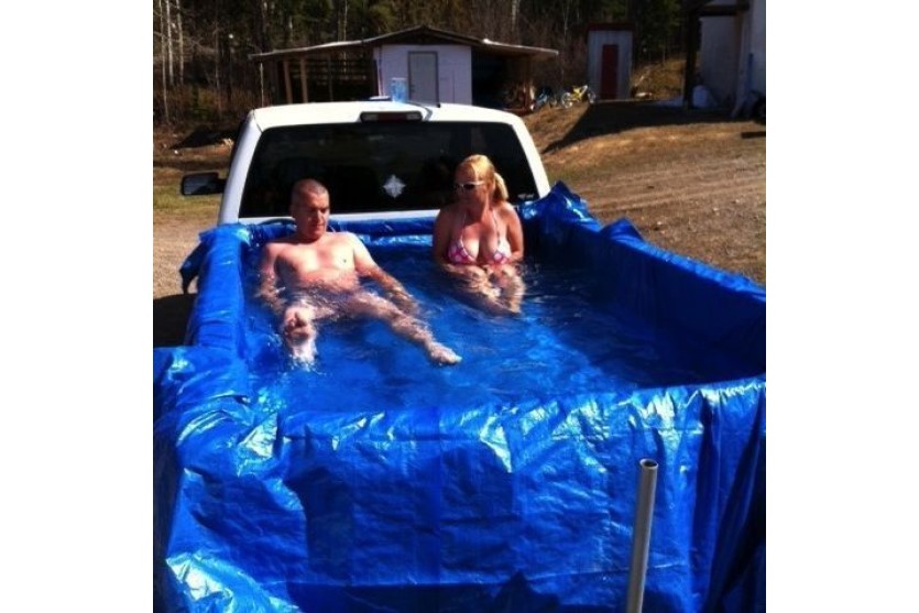 Another funny redneck pool image