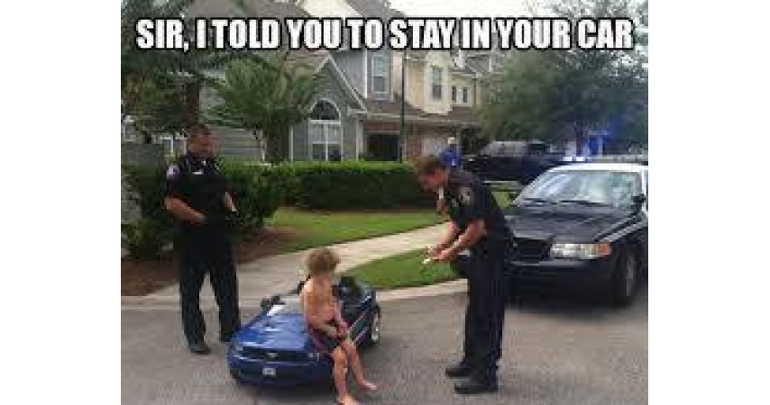 funny police comments