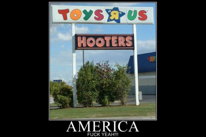 America - Toys for All funny sign image