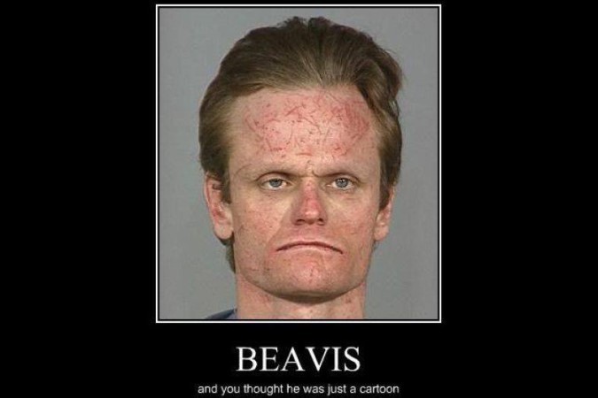 funny picture of beavis says Beavis is real!