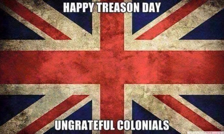 Happy treason day funny 4th of july meme