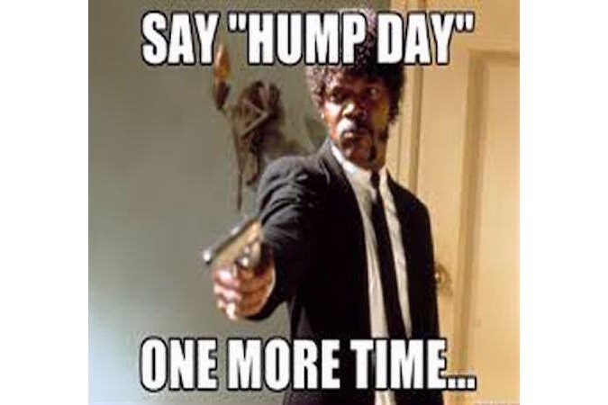 funny pulp fiction picture sam jackson say hump day one more time