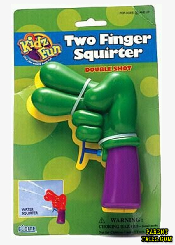 Image of two fingered squirter has a whole other meaning