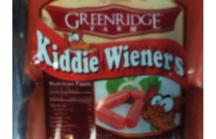 poorly thought out product name Kiddie Weiners