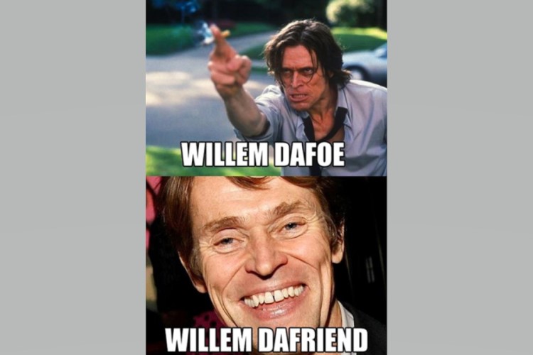 funny Willem Dafoe vs Willem Defriend image