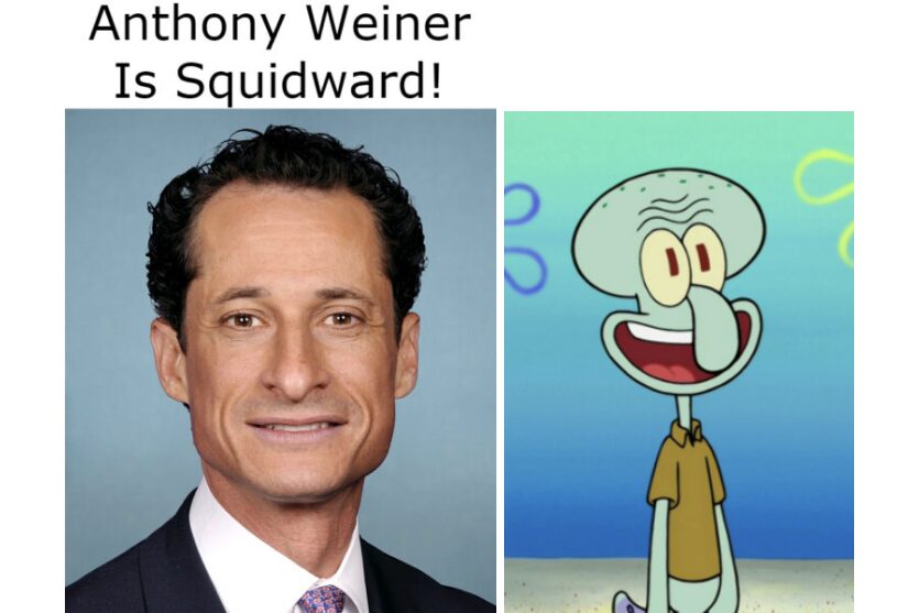 Anthony Weiner Is Squidward image