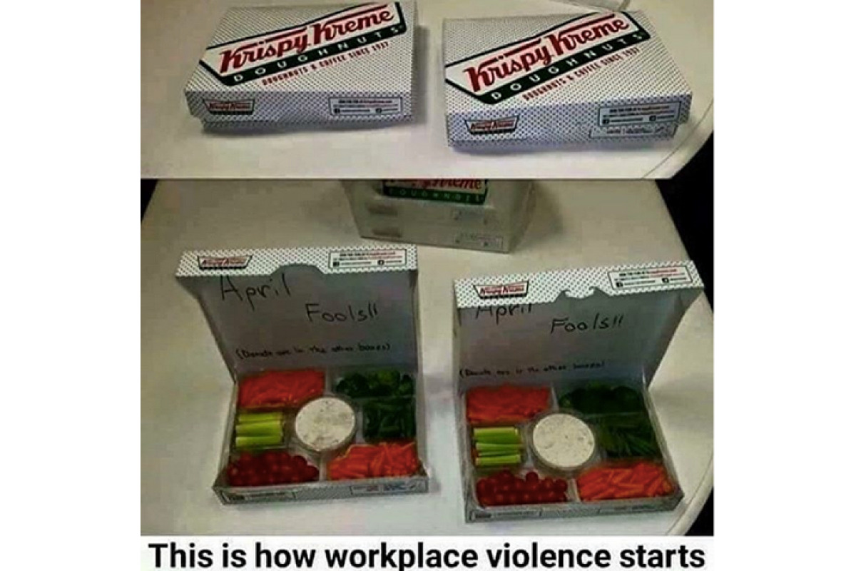 funny stop workplace violence image