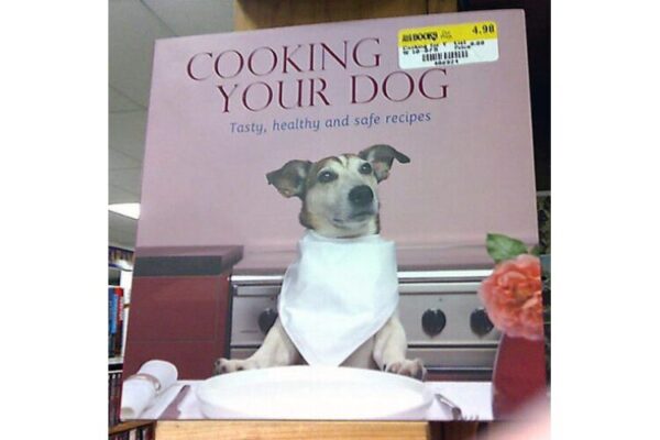 cooking your dog sticker fail image