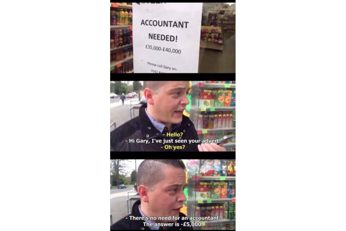 Funny Accountant Needed image