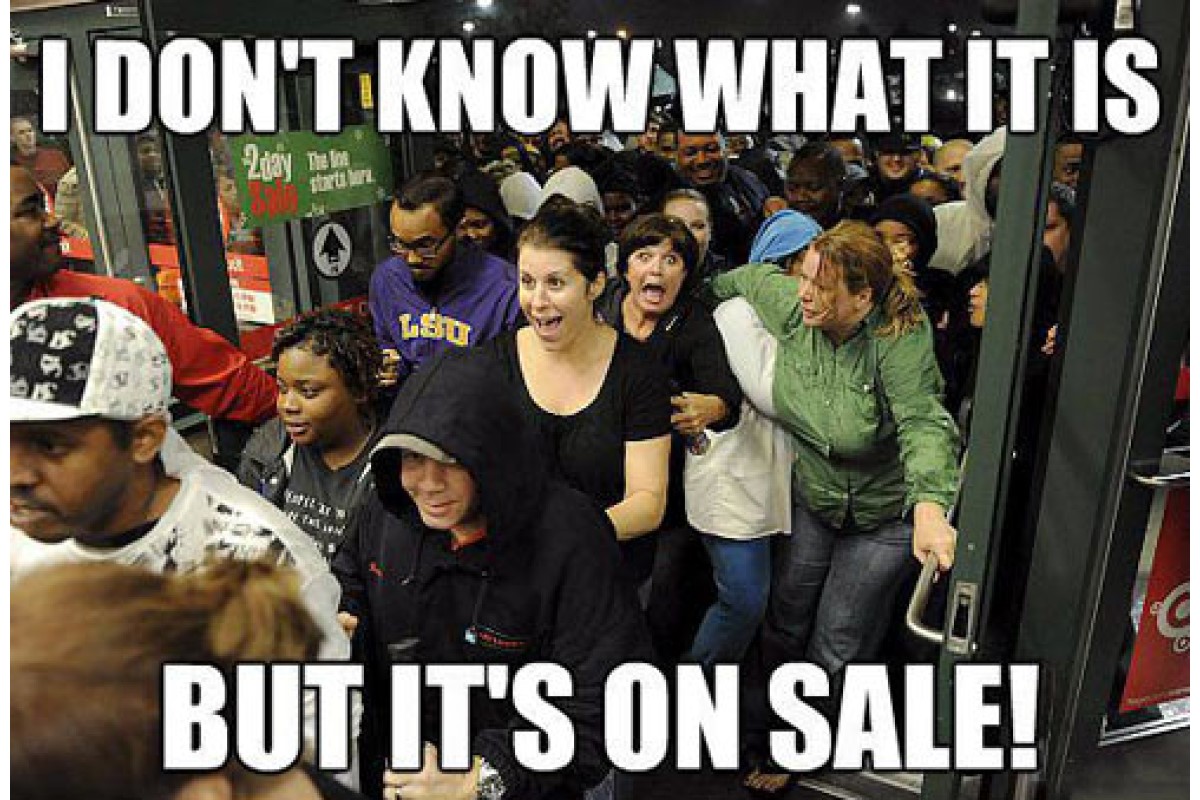 Black Friday On Sale funny image