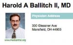Funny Names Harold Ballitch MD