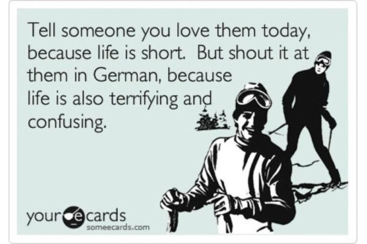 Shout German Love it sounds terrifying image