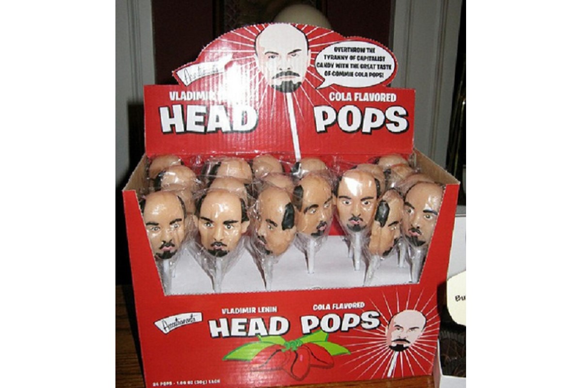 Lenin Head Pops Candy Fail