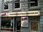 Why Germans Don't Play Scrabble