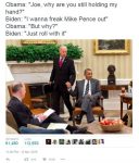 Why Hold Hands biden obama meme