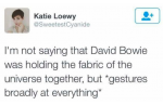 Was David Bowie The Glue? image