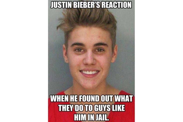 Bieber In Jail funny image