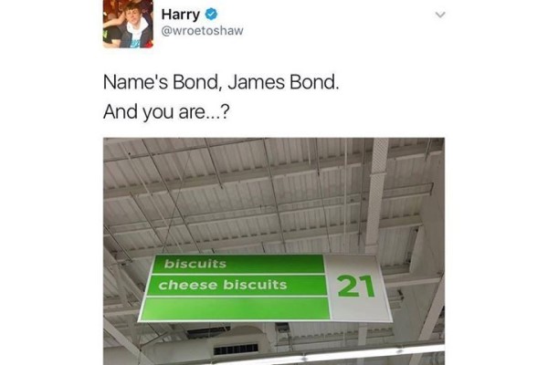 Bond James Bond aisle image