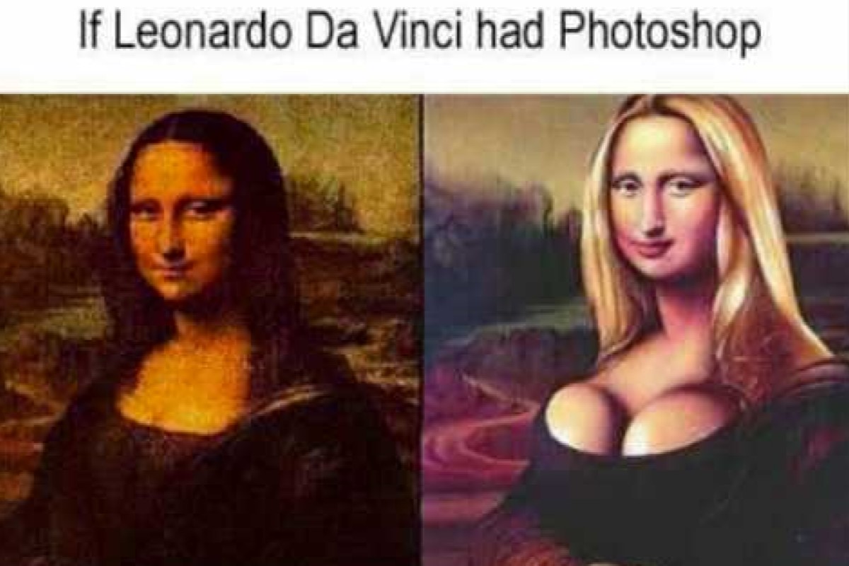 If Leonardo Da Vinci had Photoshop image