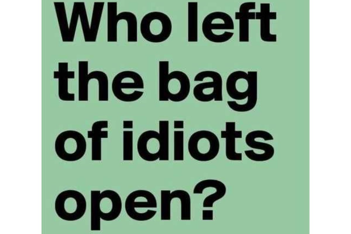 Open Bag of Idiots funny image