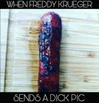Freddy Krueger Dick Pic joke image