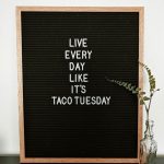 Taco Tuesday sign