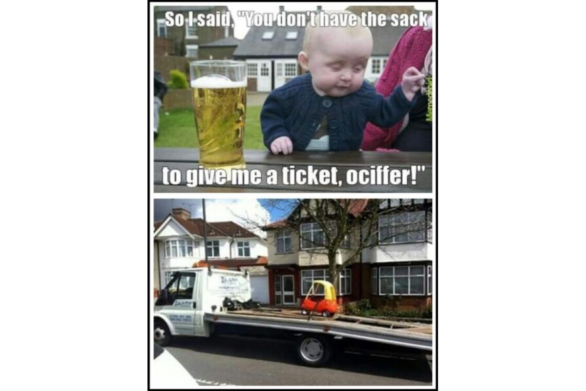 Funny Drunk Baby Ticket image