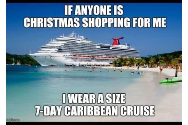 I Wear A Size 7 Day cruise funny image