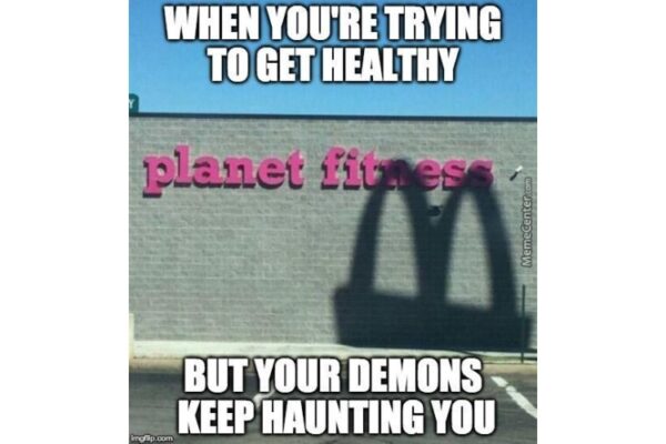 Trying To Get Healthy funny image
