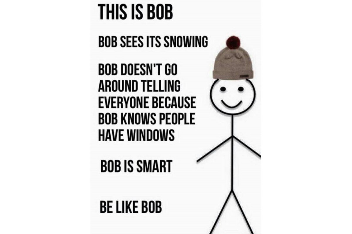 be like bob stick figure image