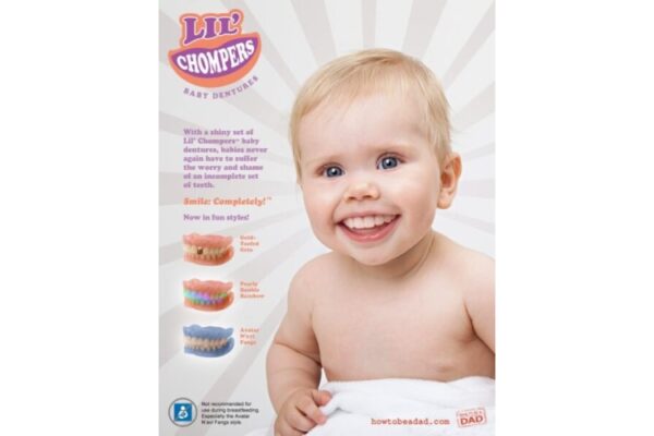 Bad Dad lil' Chompers Baby Dentures image