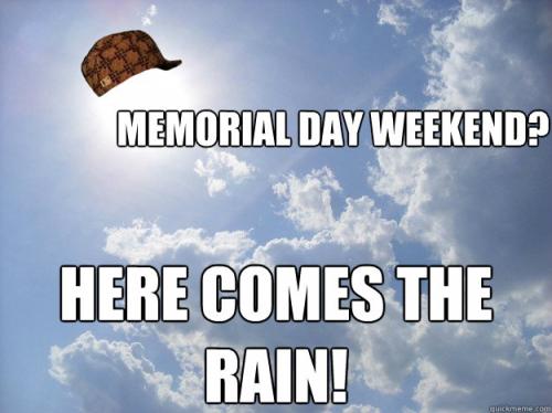 Memorial Day Weekend Rain